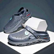 Open-Toe Clogs Slippers - Ultra-Comfortable, Non-Slip Rubber Sole with Ventilate