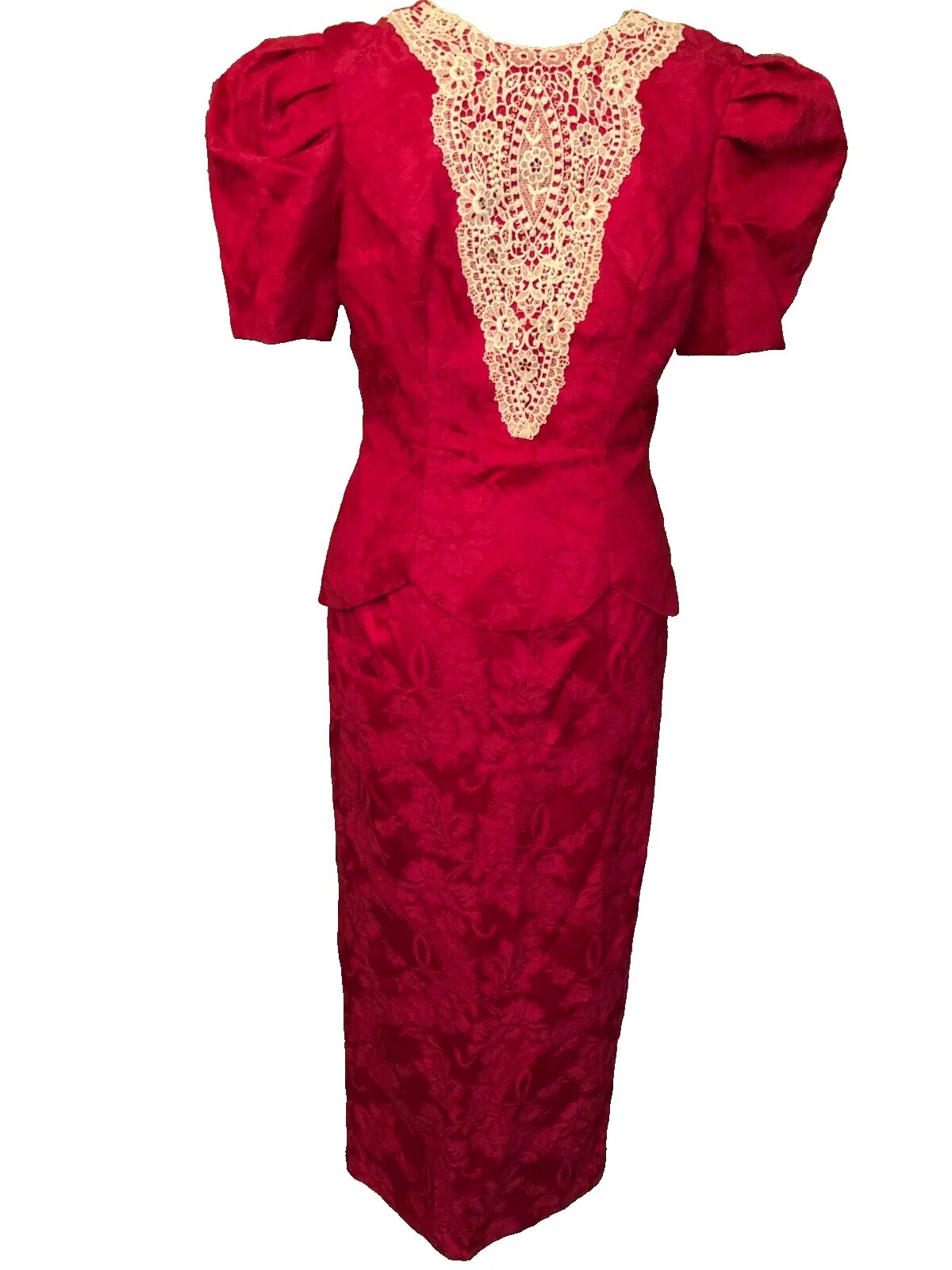 Vestido brocado Victoriano disfraces para mujeres