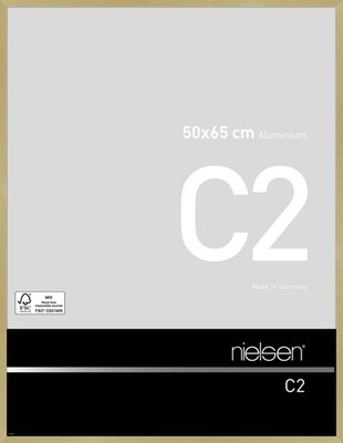 Nielsen Alurahmen C2 50x65 cm struktur gold matt
