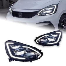 LED Headlights For Honda FIT/JAZZ 2013-2020 Animation DRL Sequential Turn Signal