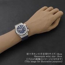 HUBLOT Classic Fusion Chronograph Titanium Blue 521.NX.7170.LR second hand mens 6