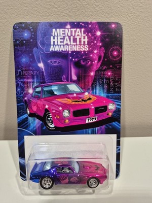 Hot Wheels CS Customs Stangler Mental Health Awareness 73 Pontiac Firebird CS11