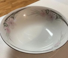 4 Pagoda Made In China Beautiful Azalea Pattern Soup/cereal Bowls porcelain