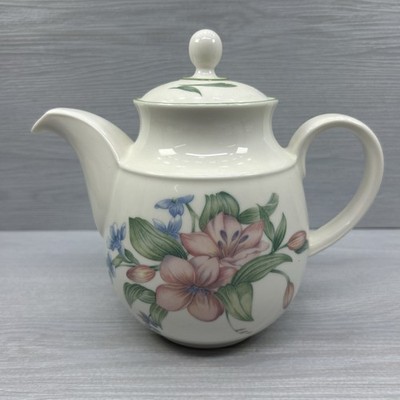 Royal Doulton Expressions Carmel Teekanne / Kaffeekanne / Top Zustand 
