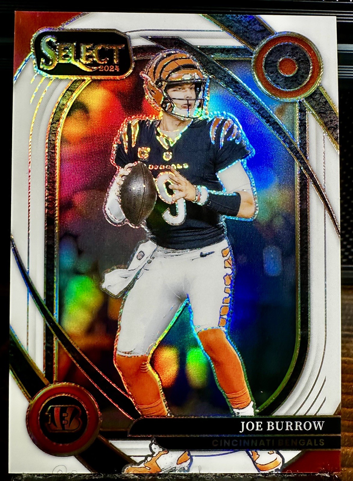 2024 Select Club Level Joe Burrow #230 White Hologram Prizm, SSP#30/35 RARE🔥