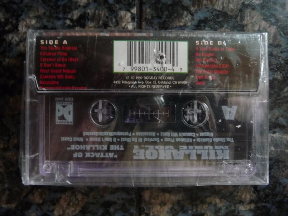 Killahoe Music Vol. 1 - Attack Of The Killahoe    - Rare Bay Comp. Feat. 11/5 - Image 2 of 4