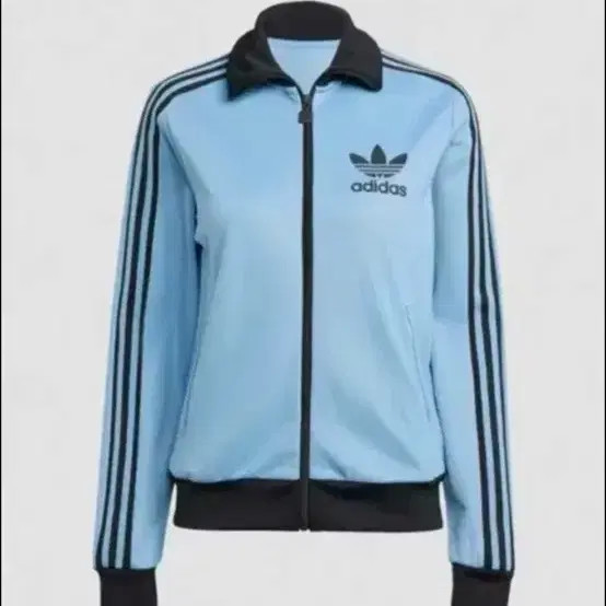 Adidas Blue Three-Stripes Track Top S thumbnail 3
