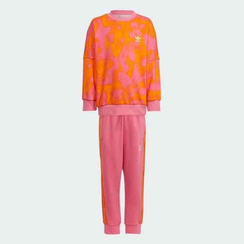 Adidas SUMMER ALLOVER PRINT CREW SET Kids IT7304 Size 4T
