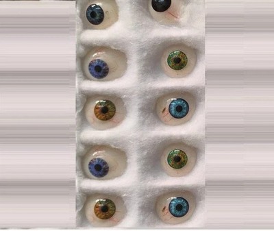 Dr Bawa Human Prosthetic Artificial Eye Collection 10 Stück