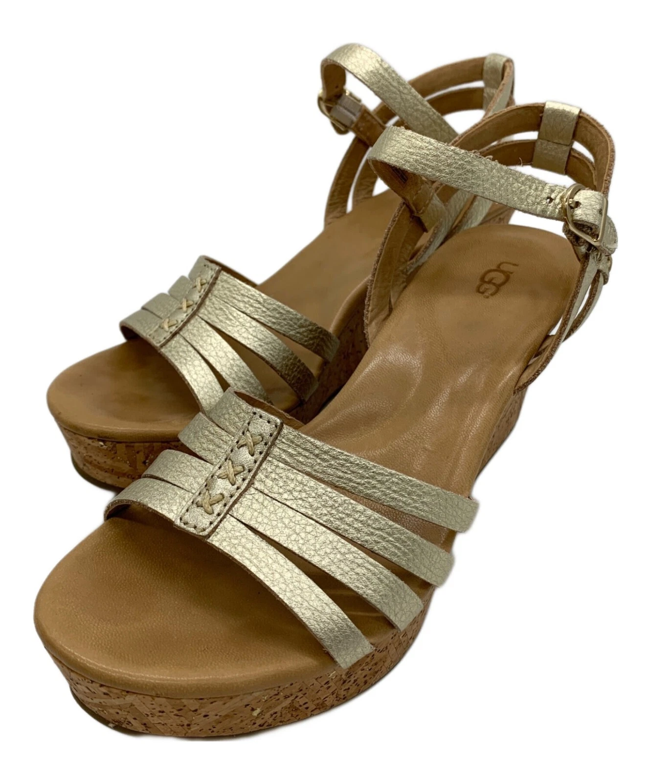 Sandali con zeppa UGG (UGG) marrone misura: 22 cm US5 5 cm