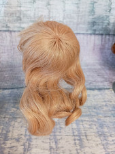 Kemper YVETTE Doll Wig Human Hair Size 6-7 Blonde Sausage Curls Bangs