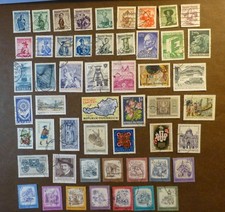 Znaczki Austria / Austria. 89 sztuk, bez papieru, 1950-80s