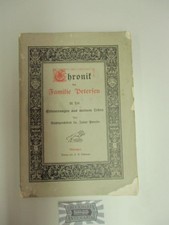 Erinnerungen aus meinem Leben. Chronik der Familie Petersen, Teil III. Petersen,