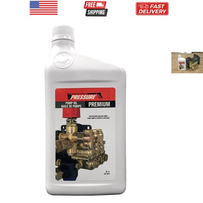 #ad Pressure Washer Pump Oil 1 Liter Black $25.99