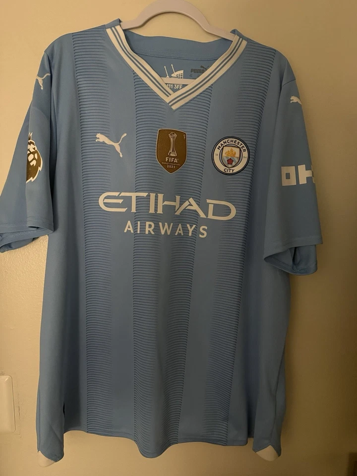 Manchester City Phil Foden 2023/2024 Home Jersey Adult XXL - Image 3 of 4