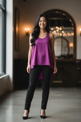 Cooper St Clothing Hot Pink Blouse