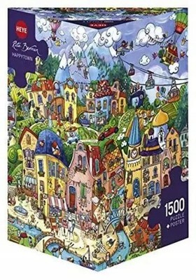 Heye 1500 Teile Puzzle-Szczesliwe Miasto (happy City) Heye Puzzles