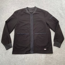 Figs Jacket Size M Black Zapote Zip Up Scrub Hospital EUC MXXSW1003 Nurse