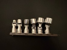 Snap On 6 Piece 14 Chrome Universal Socket Set - 14 - 916 - Tmus - 6 Point Snap On 6 Piece 14 Chrome Universal Socket Set - 14 - 916 - Tmus - 6 Point