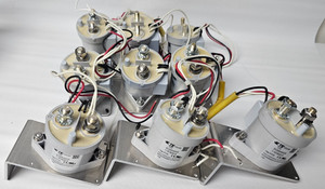 Lot of 9 TE Connectivity Kilovac EV200HAANA high-voltage DC contactors.