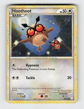Hoothoot 66/123 Common HeartGold & SoulSilver Pokemon 2010 Heavily Played on eBay