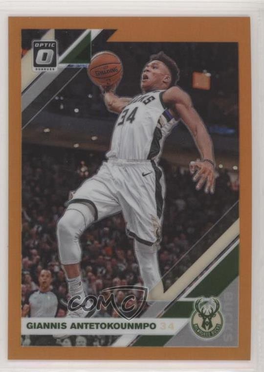 2019-20 Panini Donruss Optic Orange Prizm 3/199 Giannis Antetokounmpo #81 4l3