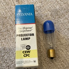 Vintage Sylvania CEW-CFC Projector Projection Lamp Bulb 150W 120V 25-HR