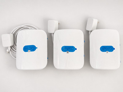 eero Pro 7 Wi-Fi 7 Tri-Band Mesh Router 3-Pack ME10001 New Bulk Pack
