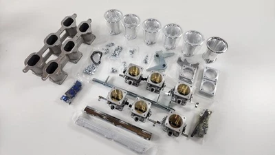 OBX ITB Individual Throttle Body Kit Porsche 911 48MM @ Throttle, 62MM @ Horn - Image 1 of 4
