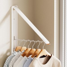 Clothes Drying Rack, Laundry Room Wall Mounted Retractable Clothes Hanger Dry...