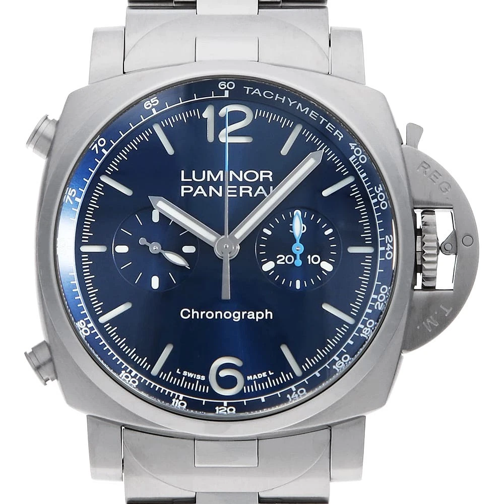 Panerai — PANERAI Luminor Chrono PAM01110 Y number second hand mens