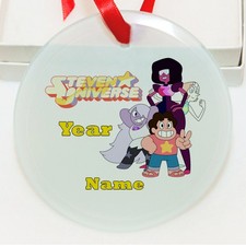 Personalized Steven Universe GLASS Ornament Gift 1