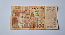 --1-Billet--100--Dirhams--2002--MAROC--Qualité-en-TTB+++++++++Vendu-en-L 'état-