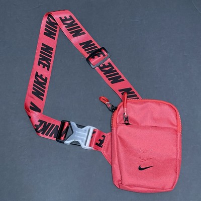Nike Red And Black Sling Crossbody Shoulder Messenger Bag 5x7