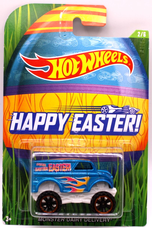 Hot Wheels 2016 Easter Eggsclusives #2 Monster Dairy Delivery met. blue 6spkOR's
