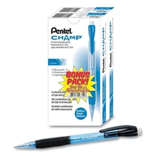 Pentel AL17CSWUS 0.7 mm HB (#2) Champ Mechanical Pencil - Black (24/PK) New