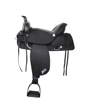 Abetta Western Saddle Deluxe Square Trail Denier Nylon Black 20521
