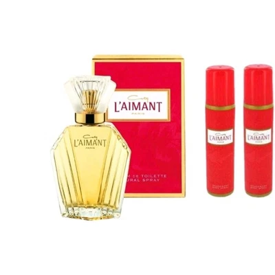 COTY L'AIMANT 50ML PDT + 2 x 75ML BODY SPRAY