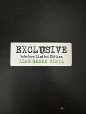 Replacement Hype Sticker for Lana Del Rey NFR! Lime Green Web Edition Vinyl