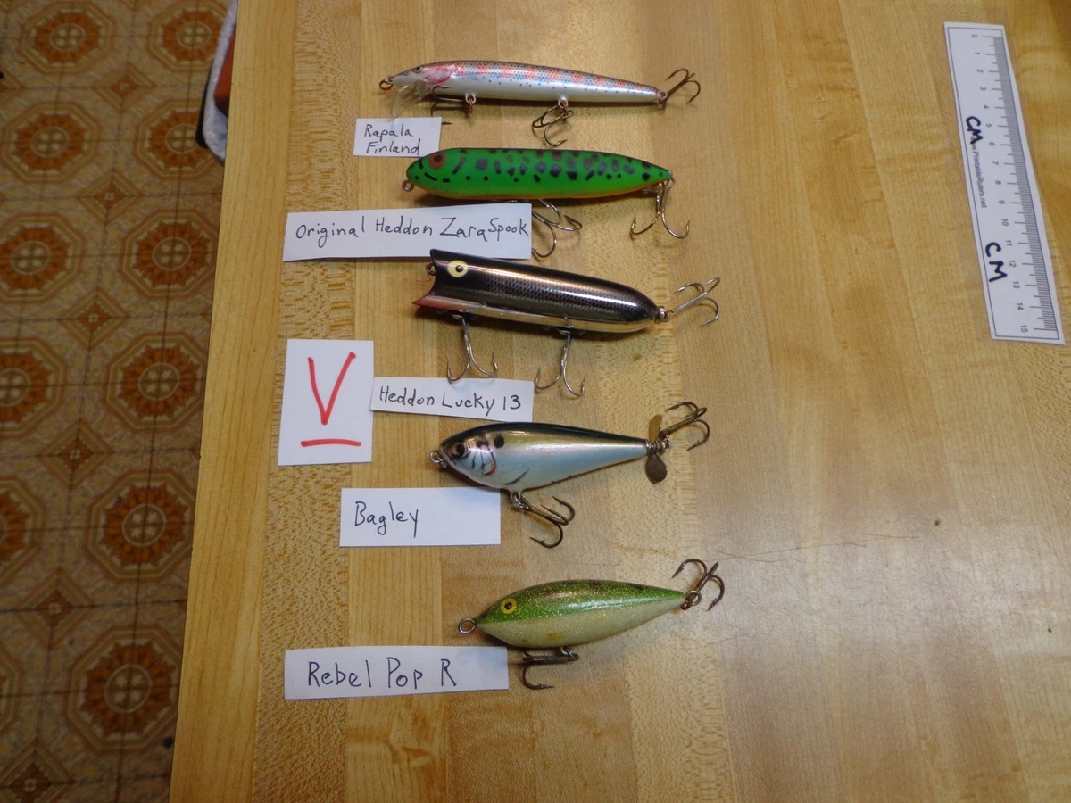 Heddon Bass Plastic Vintage Fishing Lures for sale | eBay
