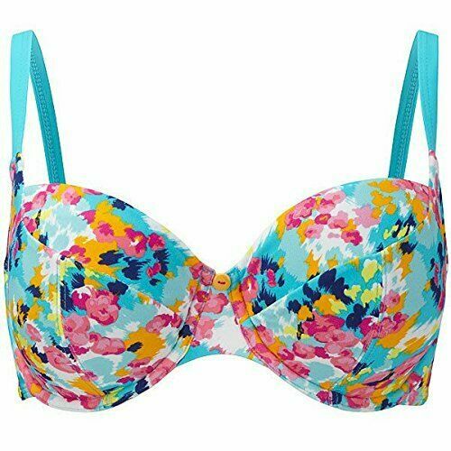 Cleo by Panache Lulu Floral Balconette Bikini Swimsuit Swim Top CW0092 - Picture 3 of 8
