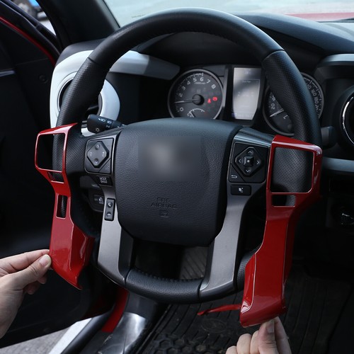 Juego interior completo rojo tablero panel central cubierta moldura kit para Toyota Tacoma 2016-23 - Imagen 102 de 107