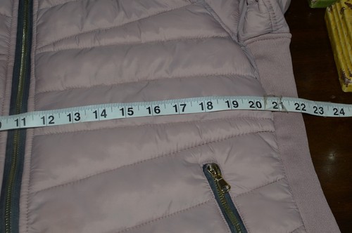 Unbranded Jacket Womens See Measurements Outdoor Zip Up Quilted Puffer - Picture 4 of 5
