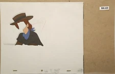 Back To The Future Original Production Drawing And Cel 84-43 Used Cond.