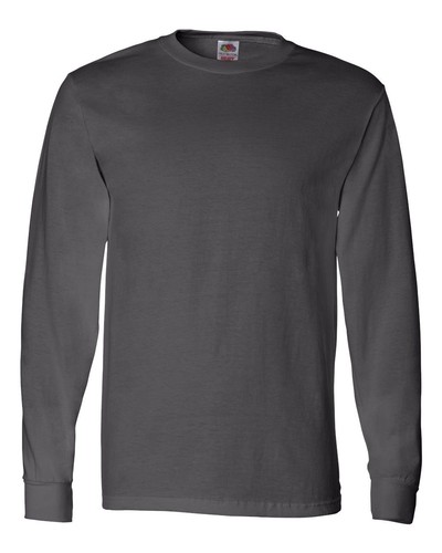 Fruit of the Loom HD Cotton Long Sleeve T-Shirt 4930R - Picture 6 of 12