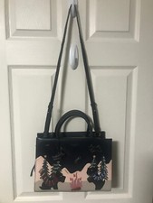 Radley London Handbag Stargazing Scottie Dog Trees Fire Satchel Picture Bag