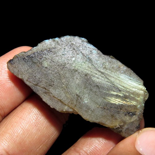 151.00Cts Untreated Natural Bi-Color Brazilian Labradorite Rough Gemstone CH7648 - Picture 3 of 4