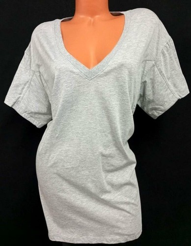 Thompson tee grey blended v neck short 