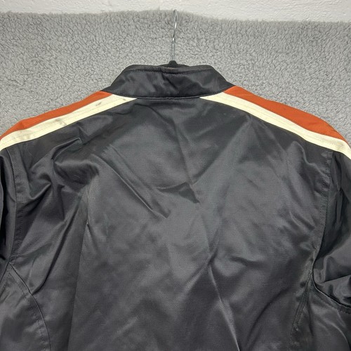 Harley Davidson Bomber Jacket Women’s Black Size Large Full Zip Motorcycle - Imagen 4 de 9