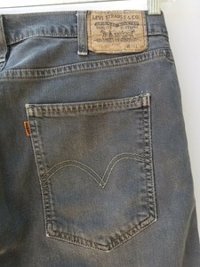 Levis 605 Jeans Orange tag color grey size Women's W33 L34 vintage | eBay